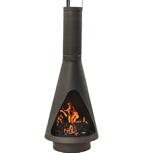 Artículos <span class=keywords><strong>de</strong></span> Jardín <span class=keywords><strong>Chimenea</strong></span> Decorativa <span class=keywords><strong>de</strong></span> Madera para Patio Exterior con Altura Ajustable - Product Image 2