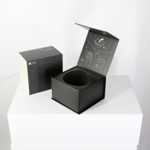 Grandes boîtes pliantes en carton rigide avec logo, emballage <span class=keywords><strong>cadeau</strong></span> de luxe, matériaux recyclés, boîtes en papier magnétiques rigides <span class=keywords><strong>pour</strong></span> montres - Product Image 5