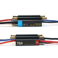 Contrôleur électronique de vitesse (ESC) pour moteur sans balais haute puissance 30A - 200A pour voitures RC, bateaux et applications industrielles