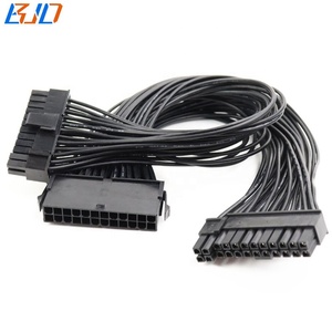 PSU Komputer PC ATX 24Pin Female ke Dual 2 X 24-Pin 20+4Pin Motherboard Splitter Adapter Kabel Ekstensi Daya 30CM - Product Image 2