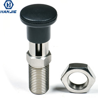 6 8 10 12 SS304 316 Nylon Chaîne Reset Back Lock Ball Spring Plunger Pull Safety T Handle Quick Release Pin DIN22341 ISO9001