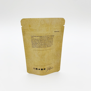 Factory Price Custom Foil Zip Lock Small Packaging Thick Food Grade Seed Buds Circle Custom Logo Mylar Bags - Product Image 2