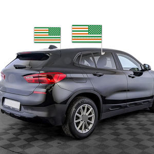 Оптовая продажа, высококачественные автомобильные флаги St. Patrick, флажки для окон автомобиля из полиэстера, декоративные флажки Patrick - Product Image 6