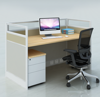 Système de bureau modulaire 8 places pour projets commerciaux en open space – Fabricant sur mesure