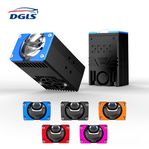 Projecteur <span class=keywords><strong>LED</strong></span> tout-terrain DGLS XT09-1 100W 10000LM à grille, haute intensité, <span class=keywords><strong>triple</strong></span> lentille, double ventilateur, assistance laser pour VTT - Product Image 1