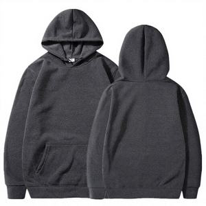 Sudadera con capucha unisex de poliéster tejido de color sólido para hombre, de fábrica al por mayor, de Vietnam - Product Image 2