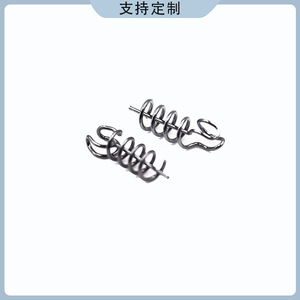 Accessoires de pêche en fil métallique électroplaqué nickel noir, ressorts de compression et amortisseurs - Product Image 3