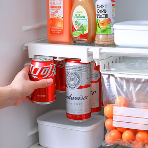 Fridge Hanging Shelf Can Storage Rack Beverage Organizer Scalable Movable 1 Layer For <b>Beer</b> Cola Soda - Product Image 3