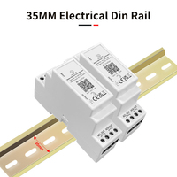 Disjoncteur intelligent Matter sur rail DIN, Wi-Fi, 16A, 100-240V, contrôle par application domestique, variateur de lumière, relais intelligent Matter, HomeKit, Alexa