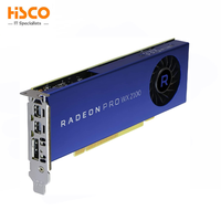 WX2100 pour AMD Radeon Pro WX 2100 2GB GDDR5 64bit 14nm FinFET 35W cartes graphiques à fente unique carte vidéo GPU carte de jeu