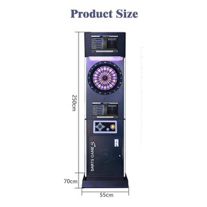 Machine de jeu de fléchettes électronique à monnayeur pour sports d'intérieur, style arcade, vente en gros d'usine - Product Image 3