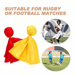 Drapeaux de jetables légers et économiques pour arbitres – Accessoires pour jeux et fêtes – Drapeaux de pénalisation sportifs pour le football et le soccer - Product Image 6