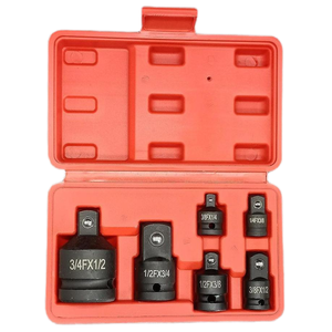 Juego de 6 Llaves de Impacto Neumáticas HARDLAND B1-88 de Acero al Cromo Vanadio con Estuche Rígido para Uso Industrial - Product Image 1