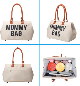 <span class=keywords><strong>Bolsa</strong></span> de <span class=keywords><strong>maternidad</strong></span> de gran capacidad para mamá, bolso de mano de moda, de viaje, venta directa de fábrica, venta al por mayor - Product Image 2
