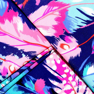 200g Nylon Spandex Áo tắm vải mờ kết thúc lông in bốn mặt đàn hồi phong cách đồng bằng sợi ngang dệt kim 200gsm CuộN Grs - Product Image 5