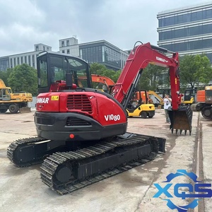 Excavadora Mini de Orugas Yanmar ViO80 de Segunda Mano de Japón, 8 Toneladas, Giro de Cola Cero, Bajas Horas de Trabajo, Motor, Bomba de Engranajes, Rodamientos, PLC Listo para Usar - Product Image 5