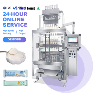 CE Multi-Function Automatic 4 Lane 6 Lane Multi-lanes Ground Coffee <b>Milk</b> Powder Sachet Packaging Machine - Product Image 1
