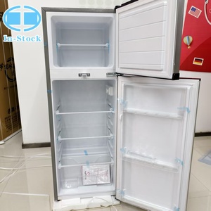 Refrigerador Doméstico de Doble Puerta H 138L <span class=keywords><strong>con</strong></span> Congelador Superior <span class=keywords><strong>con</strong></span> Cerradura, Refrigeradores Pequeños para Electrodomésticos del Hogar - Product Image 1