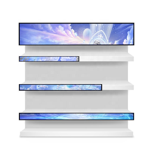 Écran tactile LCD ultra-large étiré pour étagère, panneau d'affichage numérique Android, <span class=keywords><strong>bannière</strong></span> d'affichage 6 mm pour signalisation en magasin de détail - Product Image 1