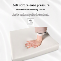 Coussin de siège en mousse à mémoire de forme anti-pression avec housse amovible, coussin de siège à rebond lent, tissu personnalisé OEM, coussin de siège de voiture