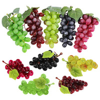 Kunstmatige Druif Groot Voor Decoratie Cluster Real Touch Kunstfruit Kersttheater Scène Decoratie F-A-K-E Druiven