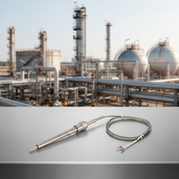 Capteur de température RTD industriel en acier inoxydable HY WZPM2-001 IP65 USB, résolution 0,1, sonde de 1 m, champ de vision à 360°, OEM/ODM pris en charge