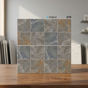 Dalles de parking en porcelaine vitrifiée robustes 400x400mm 12mm 40x40cm 16x16 pouces semi-mates pour revêtement de sol extérieur - Product Image 1
