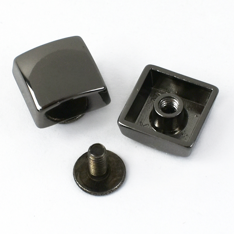 Meetee ZK888 Alloy Square Rivet Nails for Handbag Accessories