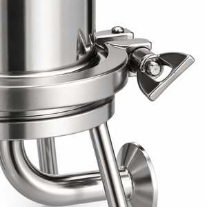 Matériel de traitement de l'eau, boîtier de filtre rond simple pour la transformation des boissons avec collier de serrage de 4 pouces - Product Image 4