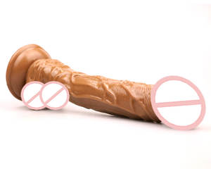 女性のための人工のリアルなペニス大きな柔らかいプラスチック大人の大人のおもちゃディルド - Product Image 4