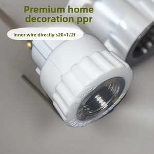 Cao cấp 50 mét trang trí nội thất PPR phụ kiện đường ống nước Phụ kiện 1/2 "<span class=keywords><strong>3</strong></span>/<span class=keywords><strong>4</strong></span>" nội bộ bên ngoài chủ đề trực tiếp Công Đoàn nóng chảy PPR - Product Image 3