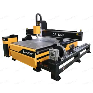 Camel CNC 4 axis wood carving machine woodworking router price cabinet making machine with rotary axis table