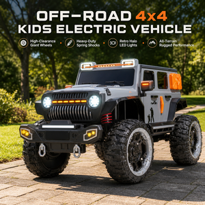 Camioneta Todoterreno 4x4 <span class=keywords><strong>de</strong></span> 12V 7Ah para Niños, con Control Remoto, Bluetooth, Batería y Funcionamiento en Todo Terreno - Product Image 1
