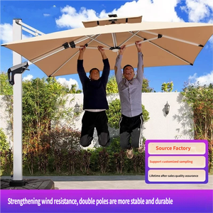 6,000 Unidades de Sombrillas Modernas para Exteriores con Postes de Aluminio y <span class=keywords><strong>Tela</strong></span> de Poliéster para Jardín, Hotel, Cafetería y Muebles de Exterior - Product Image 4
