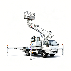 Camión con Plataforma Elevadora Telescópica ISUZU ELF Euro 5, 33m/35m, Cumple con el Estándar Internacional - Product Image 1