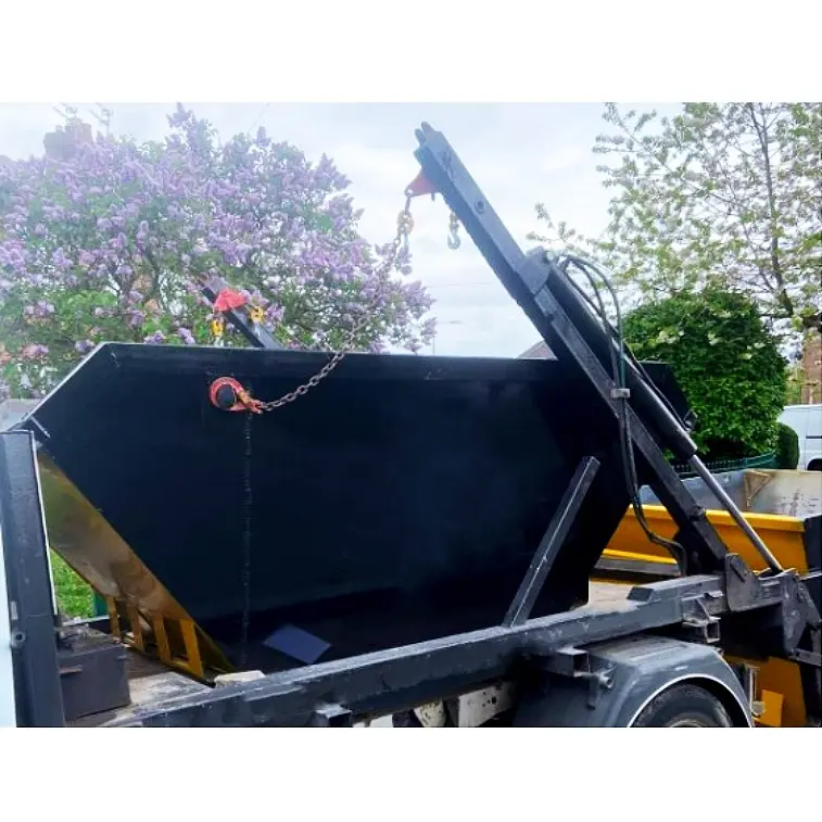 8 Yard Metal Skip Bin Garbage Waste Management Skip Bin Outdoor Waste Bins