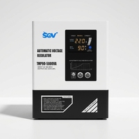 Stabilisateur de tension automatique 5000VA pour appareils électroménagers, type relais 5KVA, régulateur de puissance numérique AVR 220V