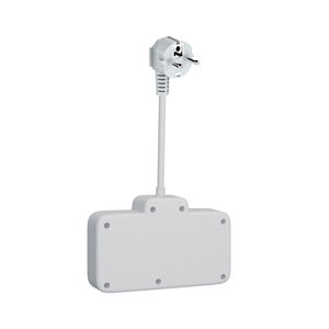 Jeostorm Prise de rallonge portable à cordon court Prise de courant UE avec 4 ports USB et prises UE Prise de courant électrique Europe - Product Image 2