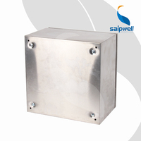SAIPWELL 400x300x200 IP66 Réverbère En Acier Inoxydable Extérieur Étanche Pôle Monté Électricité Bouton Boîte De Commande
