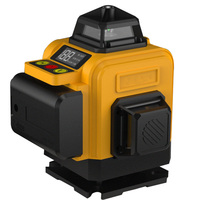 16 lignes 4D 360 °   Niveau laser vert rotatif autonivelant à lignes croisées, outil de mesure laser horizontal et vertical automatique