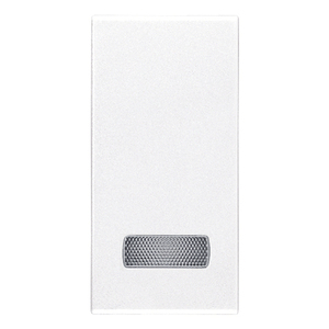 ปุ่มกด 1M พร้อมตัวกระจายแสงสีขาว ความยาว 2.2 นิ้ว ความยาว 4.4 นิ้ว ความสูง 0.6 นิ้ว สวิตช์ติดผนัง - Product Image 1