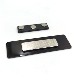 Nhân viên khách sạn tên nhân viên huy hiệu trống thẻ tên PVC nhựa Tên tag với nam châm trên lưng - Product Image 5