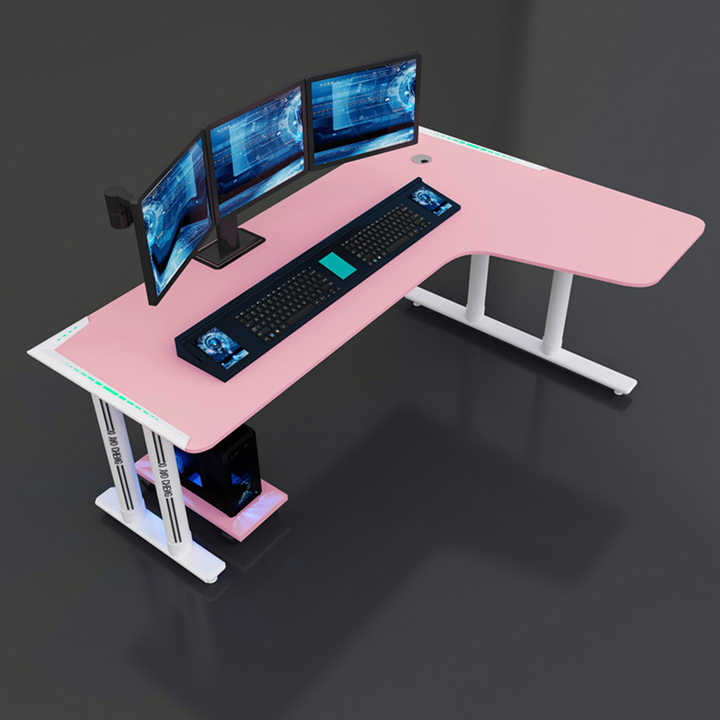 Wholesale L-shaped Gaming Table Racing Style Gaming Table| Alibaba.com