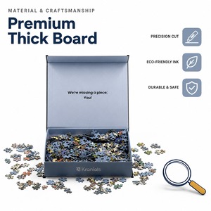 <span class=keywords><strong>Puzzle</strong></span> di Carta Personalizzato con Logo, Dipinti Famosi Mondiali, <span class=keywords><strong>Puzzle</strong></span> Educativo Fai-da-Te per Adulti e Bambini in Scatola - Product Image 2
