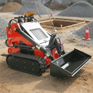 <span class=keywords><strong>Mini</strong></span>-chargeuse compacte sur chenilles, petite taille, moteur diesel, pour travaux de jardinage, d'aménagement paysager, d'entretien agricole et routier - Product Image 1