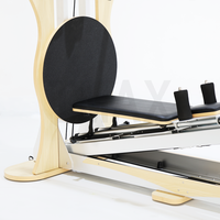 Plataforma de Pilates Tmax de Grado Comercial para Entrenamiento Cardiovascular y de Flexibilidad, Equipo de Pilates de Madera de Arce, Plataforma de Estiramiento