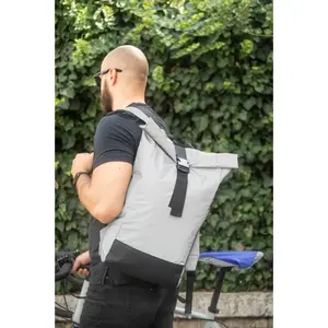 RPET sustainable merchandising reflective Lumiroll <b>backpack</b> - Product Image 2