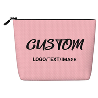 Pochette de maquillage légère personnalisée en gros avec impression de logo, photo et texte – Trousse de toilette de voyage pour femme