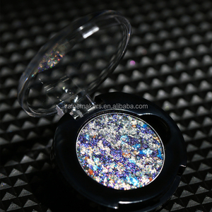 Luxury High End Sparkle <strong>Blue</strong> Diamond <strong>Glitter</strong> <strong>Eyeshadow</strong> Palette Multichrome Duochrome Multi-colors Shimmer Pigmented <strong>Eyeshadow</strong> - Product Image 3