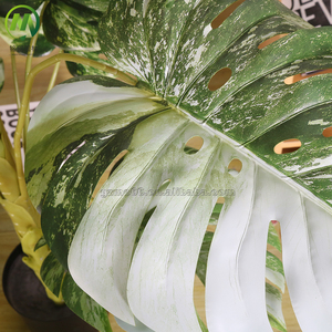 Bonsai Artificiale a Foglia di Tartaruga, Piante Decorative Verdi, Vendita Online, Pianta Monstera, Albero in Plastica a Foglia Divisa per Arredamento Casa - Product Image 2